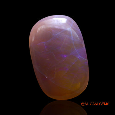 Natural Untreated Fire Opal Loose Gemstone Oval Cabochon From Australia 3.00 Cts 15x9x3 mm AF-340