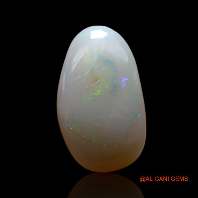 3.00 Cts Natural Australian Fire Opal Loose Gemstone Fancy Cabochon 15x8x4 mm AF-343