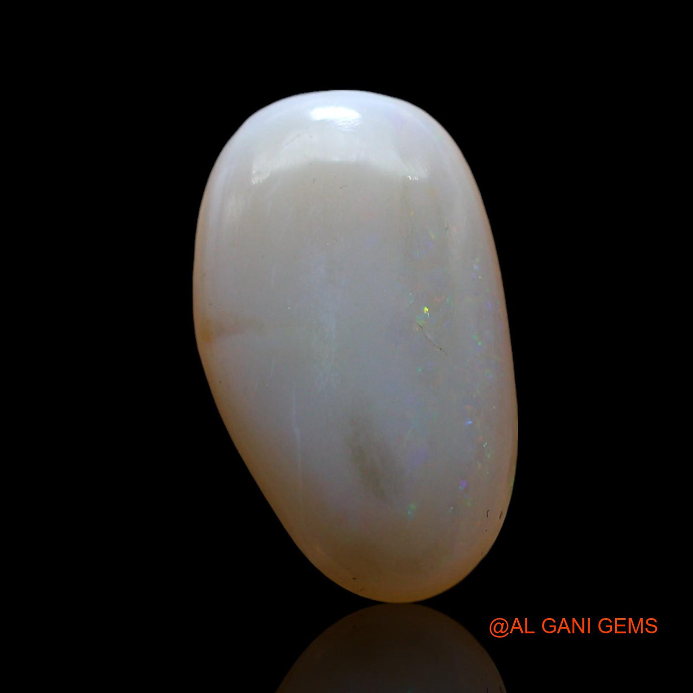 3.00 Cts Natural Australian Fire Opal Loose Gemstone Fancy Cabochon 15x8x4 mm AF-343
