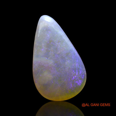 2.00 Cts Natural Australian Fire Opal Loose Gemstone Pear Cabochon 15x9x2 mm AF-344