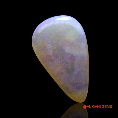 2.00 Cts Natural Australian Fire Opal Loose Gemstone Pear Cabochon 15x9x2 mm AF-344
