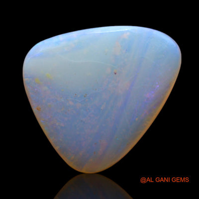2.00 Cts Natural Australian Fire Opal Loose Gemstone Trillion Cabochon 13x11x2 mm AF-346