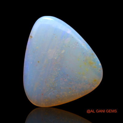 2.00 Cts Natural Australian Fire Opal Loose Gemstone Trillion Cabochon 13x11x2 mm AF-346