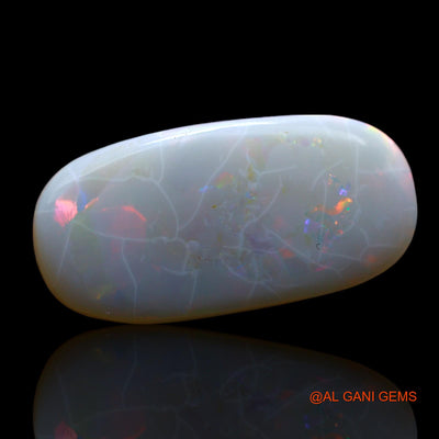 7.00 Cts Natural Australian Fire Opal Loose Gemstone Oval Cabochon 21x10x4 mm AF-34