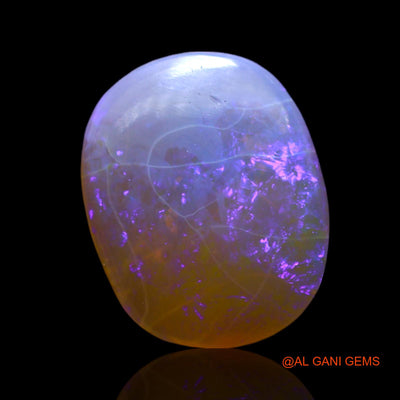 3.00 Cts Unheated Australian Fire Opal Loose Gemstone Oval Cabochon Natural 13x10x4 mm AF-350