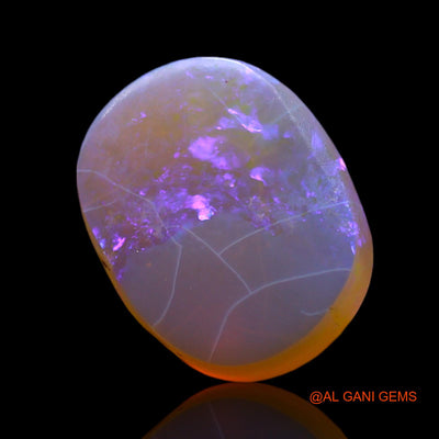 3.00 Cts Unheated Australian Fire Opal Loose Gemstone Oval Cabochon Natural 13x10x4 mm AF-350