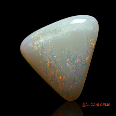 3.00 Cts Natural Australian Fire Opal Loose Gemstone Trillion Cabochon 12x11x4 mm AF-351