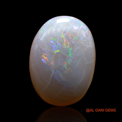 Natural Untreated Fire Opal Loose Gemstone Oval Cabochon From Australia 4.00 Cts 13x9x4 mm AF-353