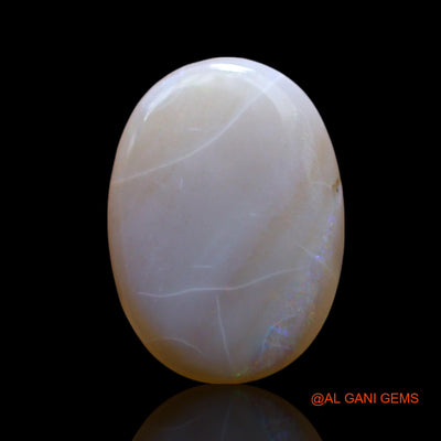 Natural Untreated Fire Opal Loose Gemstone Oval Cabochon From Australia 4.00 Cts 13x9x4 mm AF-353