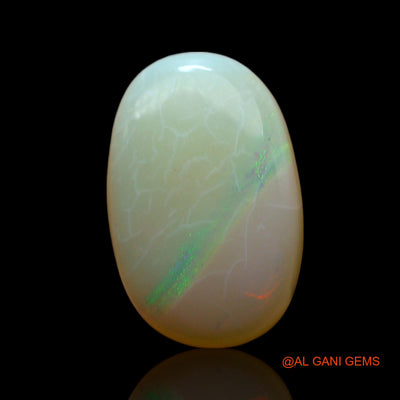 3.00 Cts Natural Australian Fire Opal Loose Gemstone Oval Cabochon 14x9x4 mm AF-354