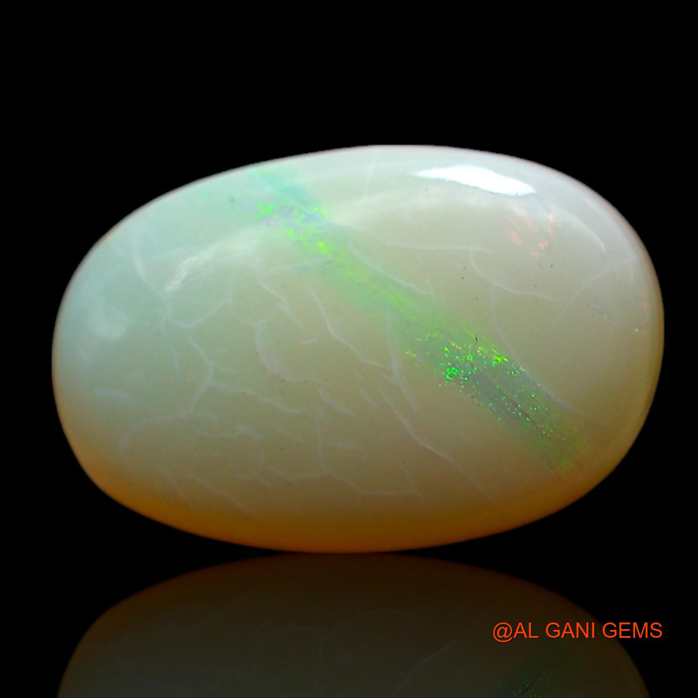 3.00 Cts Natural Australian Fire Opal Loose Gemstone Oval Cabochon 14x9x4 mm AF-354