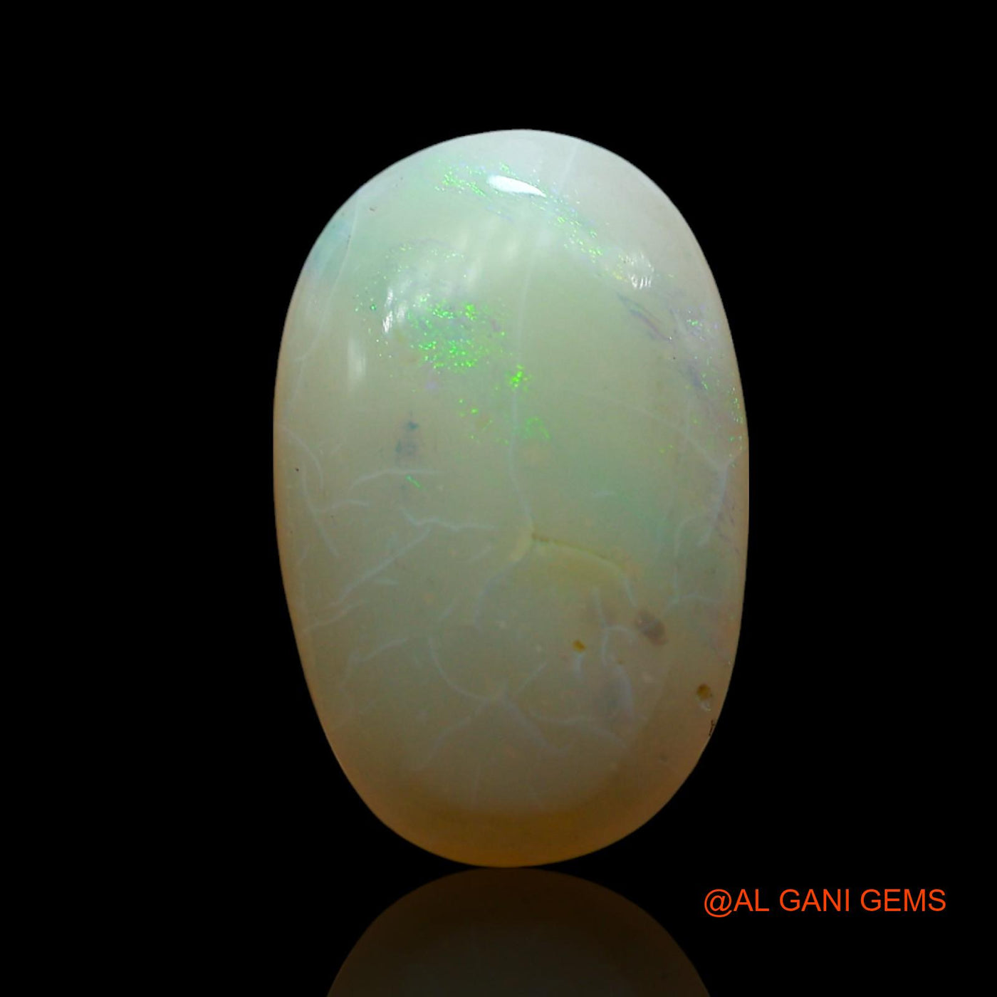 3.00 Cts Natural Australian Fire Opal Loose Gemstone Oval Cabochon 14x9x4 mm AF-354