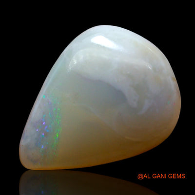 3.00 Cts Natural Australian Fire Opal Loose Gemstone Pear Cabochon 14x10x4 mm AF-358
