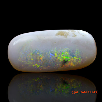 8.00 Cts Natural Australian Fire Opal Loose Gemstone Oval Cabochon 20x9x4 mm AF-35