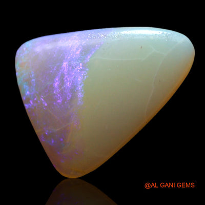 2.00 Cts Natural Australian Fire Opal Loose Gemstone Trillion Cabochon 13x10x2 mm AF-360