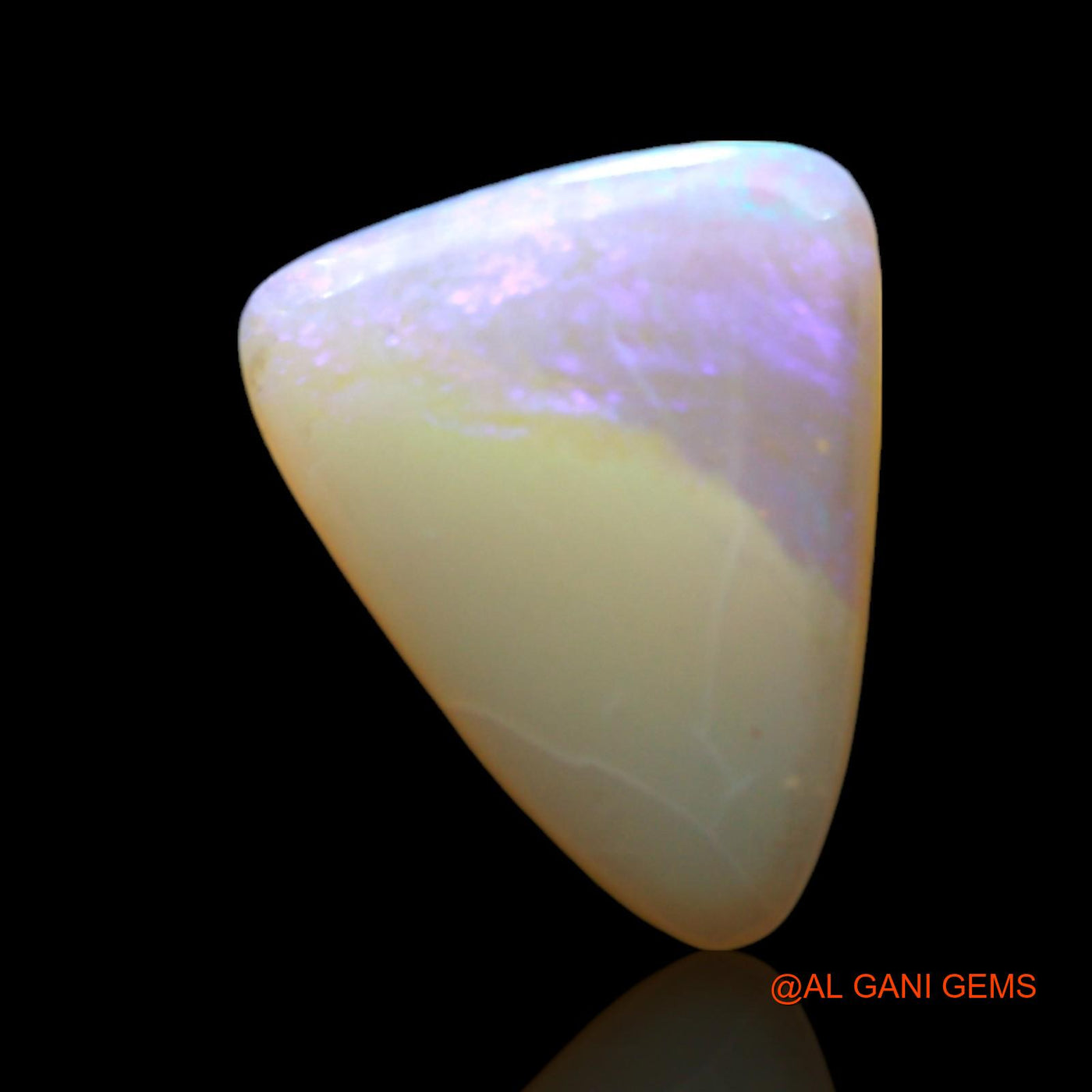 2.00 Cts Natural Australian Fire Opal Loose Gemstone Trillion Cabochon 13x10x2 mm AF-360