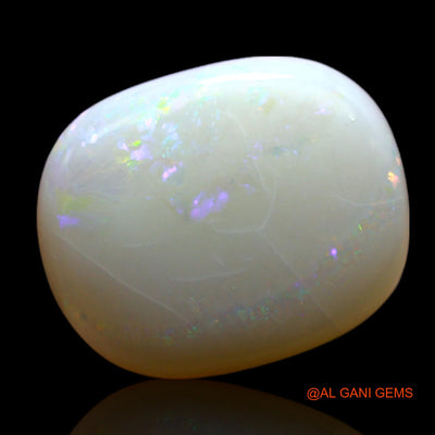 3.00 Cts Unheated Australian Fire Opal Loose Gemstone Oval Cabochon Natural 12x10x4 mm AF-361