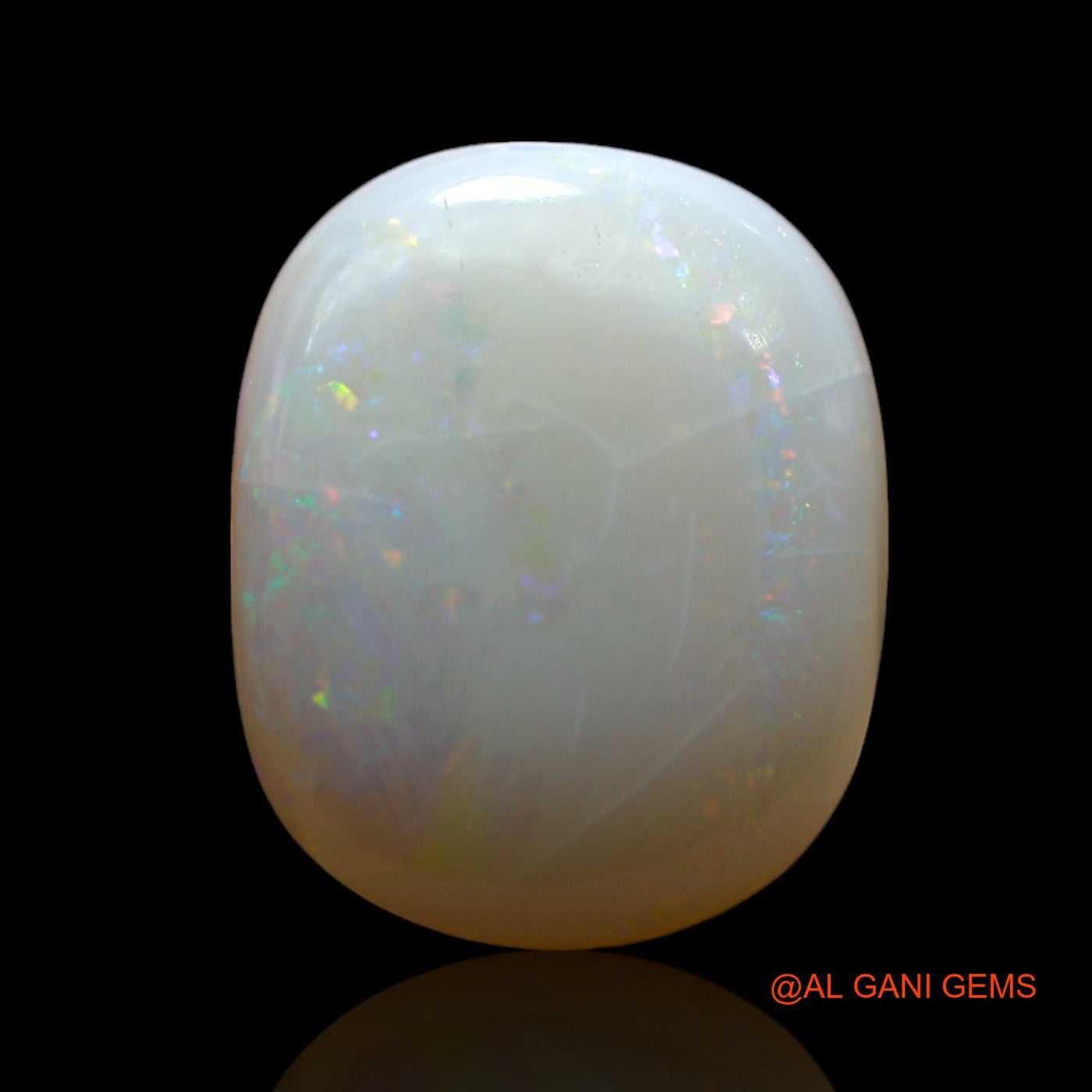 3.00 Cts Unheated Australian Fire Opal Loose Gemstone Oval Cabochon Natural 12x10x4 mm AF-361