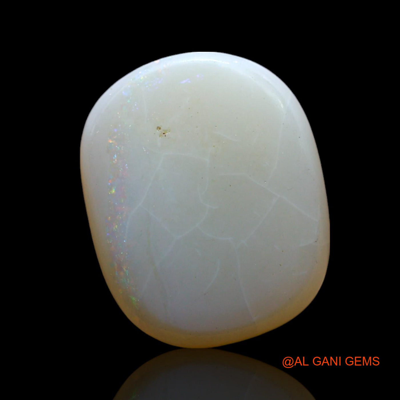 3.00 Cts Unheated Australian Fire Opal Loose Gemstone Oval Cabochon Natural 12x10x4 mm AF-361