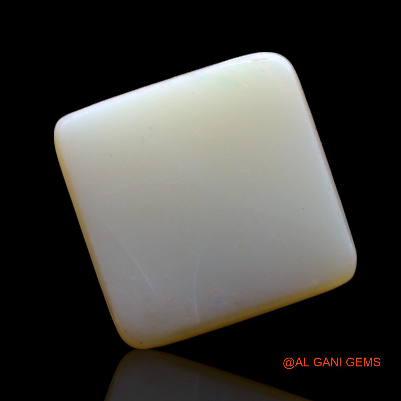3.00 Cts Natural Australian Fire Opal Square Cabochon Loose Gemstone For Jewelry 11x11x4 mm AF-362