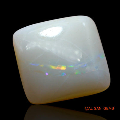 4.00 Cts Natural Australian Fire Opal Loose Gemstone Square Cabochon 11x10x5 mm AF-363