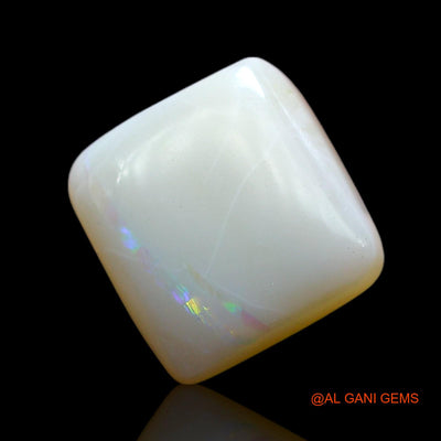 4.00 Cts Natural Australian Fire Opal Loose Gemstone Square Cabochon 11x10x5 mm AF-363