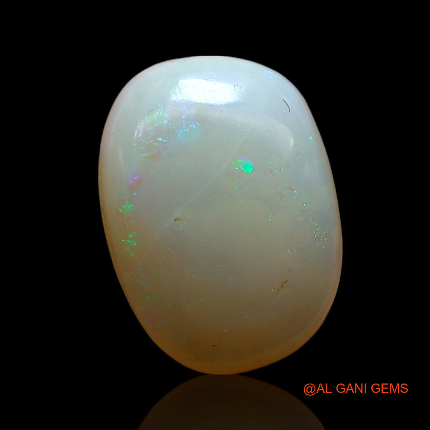Natural Untreated Fire Opal Loose Gemstone Oval Cabochon From Australia 3.00 Cts 13x9x4 mm AF-364