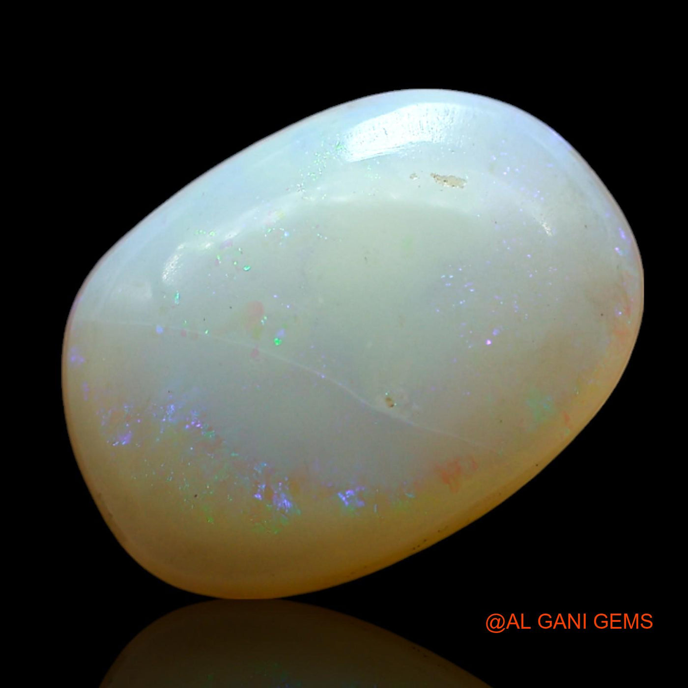 Natural Untreated Fire Opal Loose Gemstone Oval Cabochon From Australia 3.00 Cts 13x9x4 mm AF-364