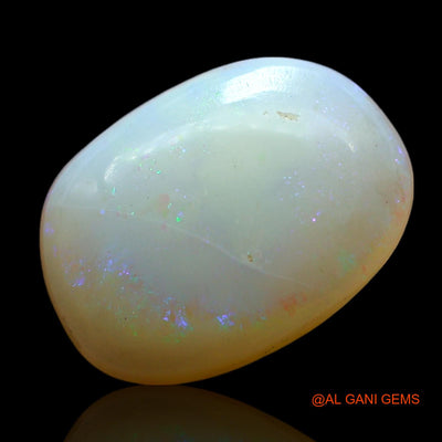 Natural Untreated Fire Opal Loose Gemstone Oval Cabochon From Australia 3.00 Cts 13x9x4 mm AF-364