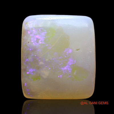Natural Fire Opal Gemstone 2.00 Cts Loose Square Cabochon From Australia 11x10x2 mm AF-366