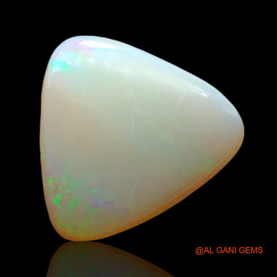 2.00 Cts Natural Australian Fire Opal Loose Gemstone Trillion Cabochon 11x11x3 mm AF-369