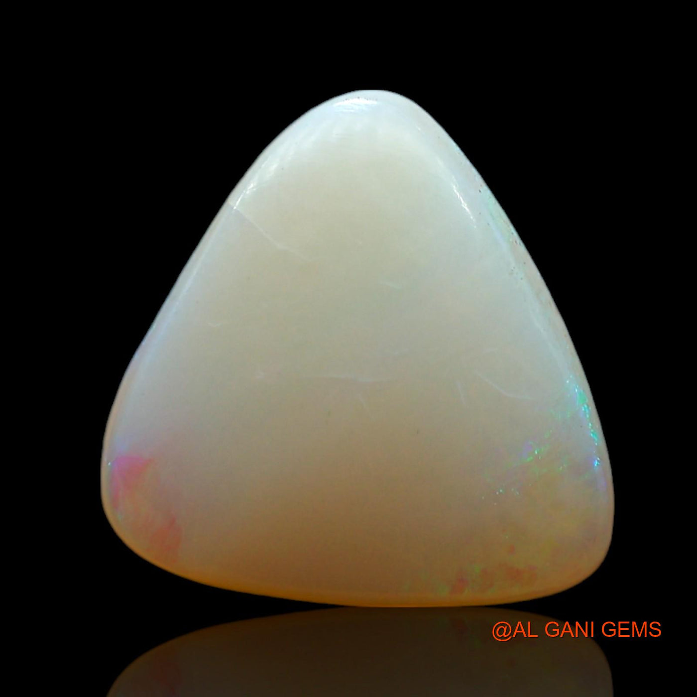 2.00 Cts Natural Australian Fire Opal Loose Gemstone Trillion Cabochon 11x11x3 mm AF-369