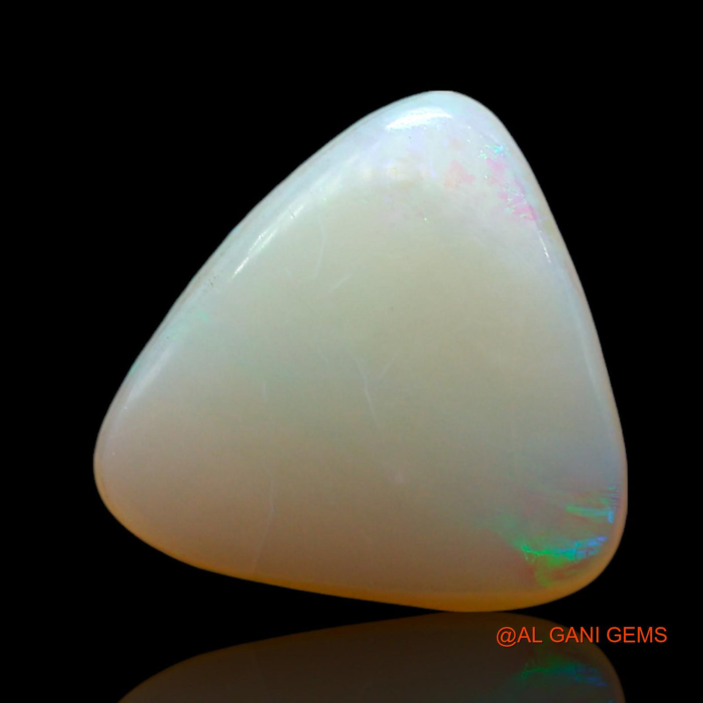 2.00 Cts Natural Australian Fire Opal Loose Gemstone Trillion Cabochon 11x11x3 mm AF-369