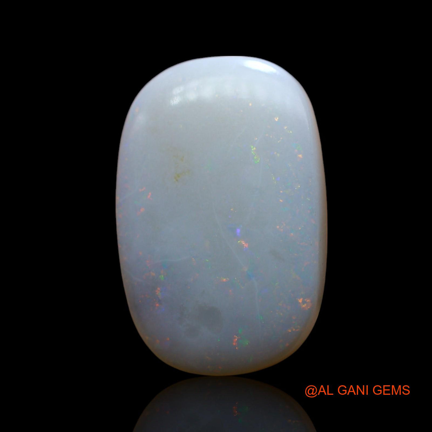7.00 Cts Natural Australian Fire Opal Oval Cabochon Loose Gemstone For Jewelry 19x13x4 mm AF-36