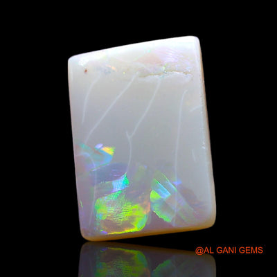 Natural Untreated Fire Opal Loose Gemstone Square Cabochon From Australia 2.00 Cts 11x8x3 mm AF-372