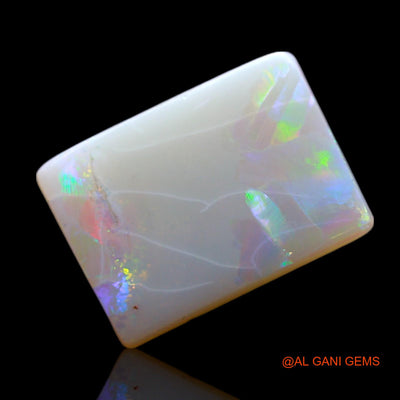 Natural Untreated Fire Opal Loose Gemstone Square Cabochon From Australia 2.00 Cts 11x8x3 mm AF-372