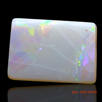Natural Untreated Fire Opal Loose Gemstone Square Cabochon From Australia 2.00 Cts 11x8x3 mm AF-372