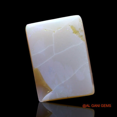 Natural Untreated Fire Opal Loose Gemstone Square Cabochon From Australia 2.00 Cts 11x8x3 mm AF-372