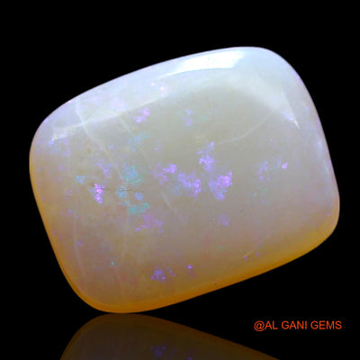 3.00 Cts Natural Australian Fire Opal Loose Gemstone Square Cabochon 12x9x3 mm AF-373