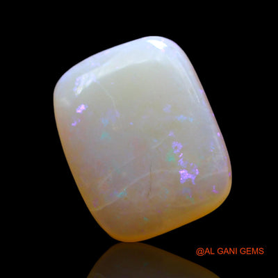 3.00 Cts Natural Australian Fire Opal Loose Gemstone Square Cabochon 12x9x3 mm AF-373