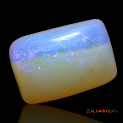 4.00 Cts Unheated Australian Fire Opal Loose Gemstone Square Cabochon Natural 12x8x5 mm AF-377