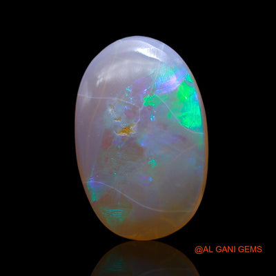 Natural Untreated Fire Opal Loose Gemstone Oval Cabochon From Australia 2.00 Cts 13x8x3 mm AF-383