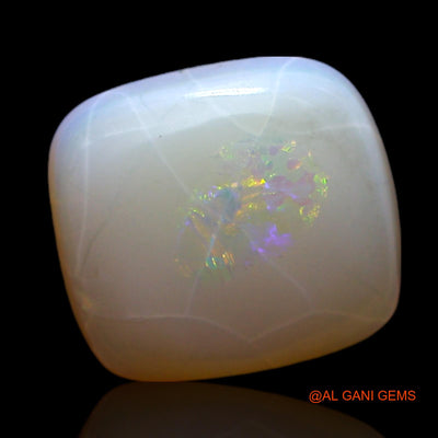3.00 Cts Unheated Australian Fire Opal Loose Gemstone Square Cabochon Natural 11x10x3 mm AF-385