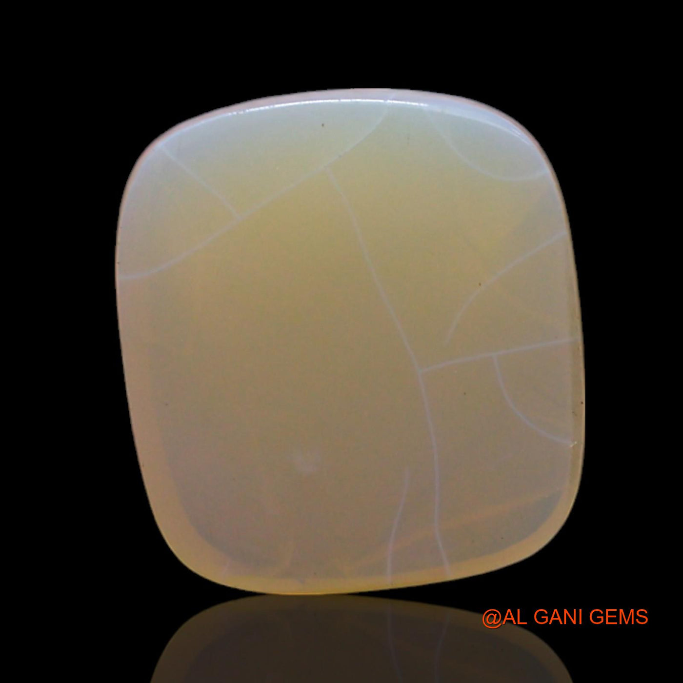 3.00 Cts Unheated Australian Fire Opal Loose Gemstone Square Cabochon Natural 11x10x3 mm AF-385