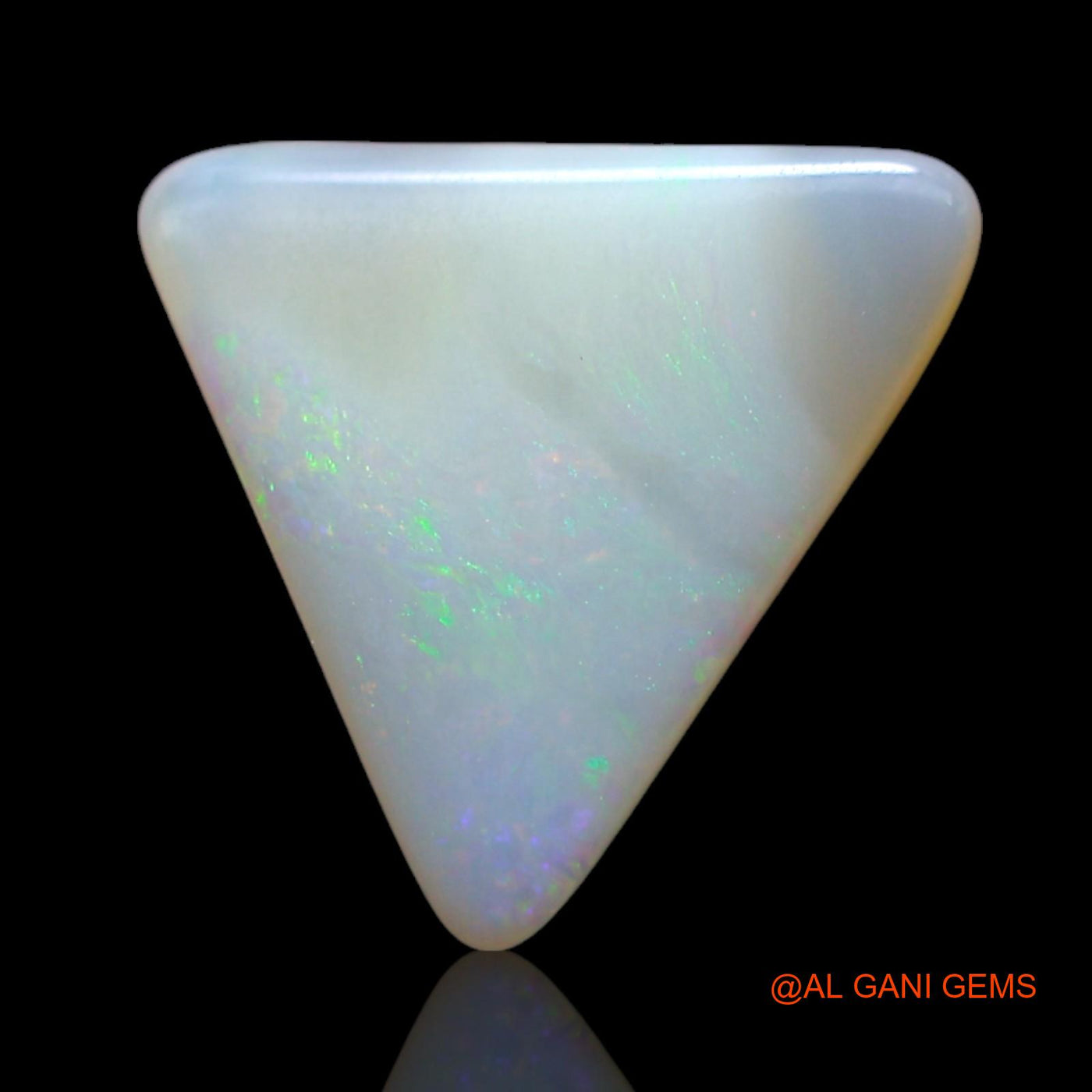 1.85 Cts Natural Australian Fire Opal Loose Gemstone Trillion Cabochon 11x10x2 mm AF-387