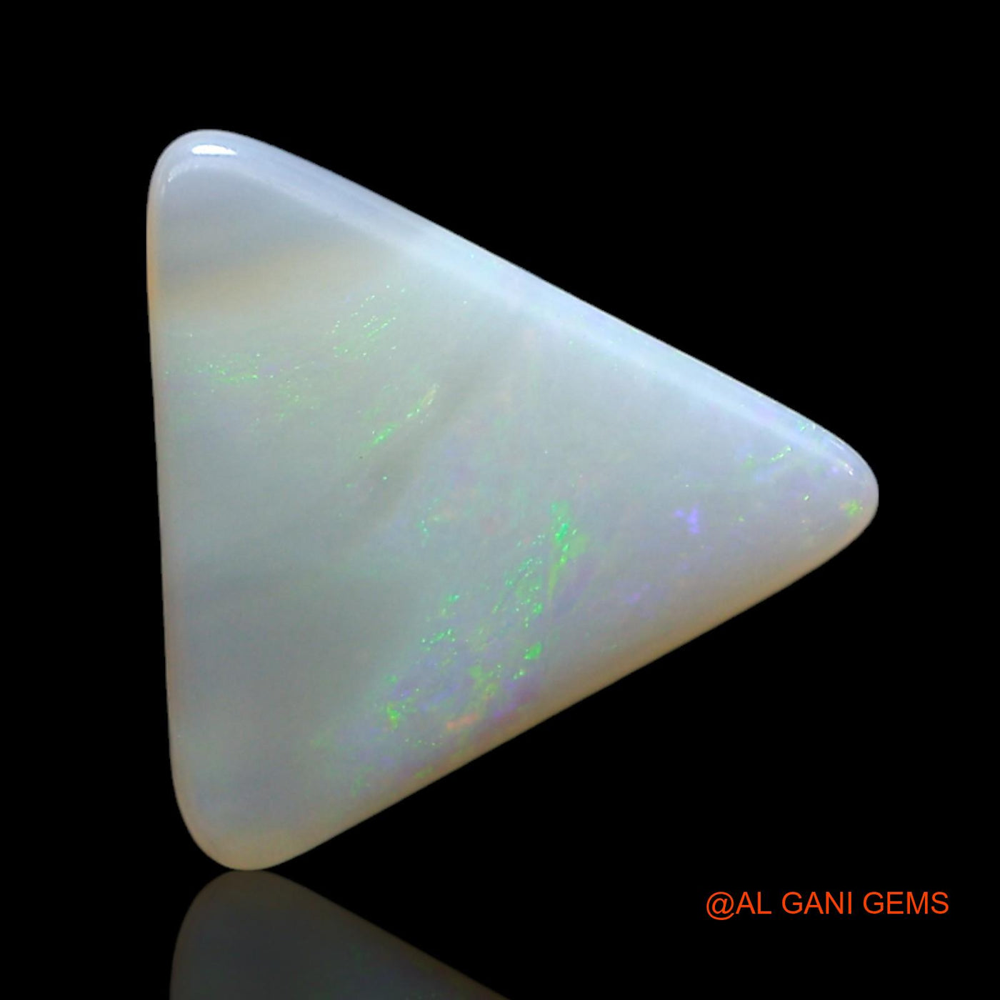 1.85 Cts Natural Australian Fire Opal Loose Gemstone Trillion Cabochon 11x10x2 mm AF-387
