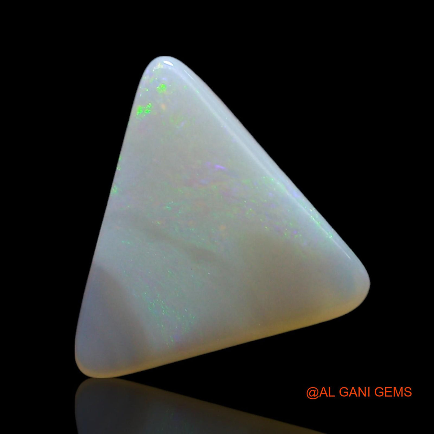1.85 Cts Natural Australian Fire Opal Loose Gemstone Trillion Cabochon 11x10x2 mm AF-387