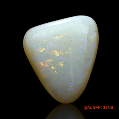 2.00 Cts Natural Australian Fire Opal Loose Gemstone Trillion Cabochon 10x8x4 mm AF-393