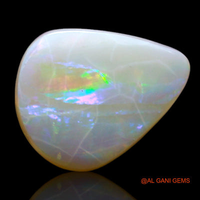1.80 Cts Natural Australian Fire Opal Loose Gemstone Fancy Cabochon 10x8x3 mm AF-394