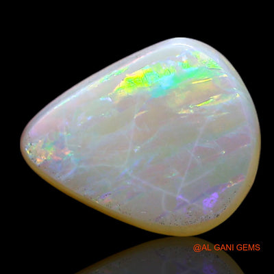 1.80 Cts Natural Australian Fire Opal Loose Gemstone Fancy Cabochon 10x8x3 mm AF-394